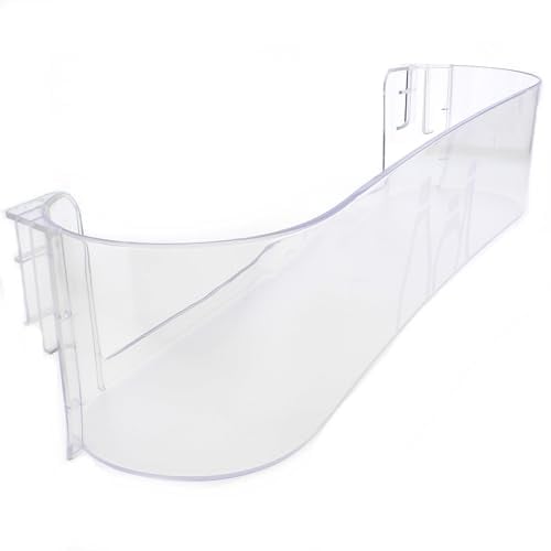 AEG TRANSPARENT REFRIGERATOR DOOR BOTTLE SHELF - DIMENSIONS: 484 X 100MM