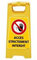 Chevalet de signalisation - Attention Zone de Travail - Dimensions 600x300mm