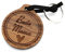 NaturSchatulle Schlüsselanhänger aus Holz mit Gravur Beste Mama Nussbaumholz mit Edelstahl Schlüsselring Band Schlüsselbund Geschenkidee