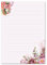 20 Blatt Briefpapier BLÜTENZEIT - DIN A4 Format - Blumen & Blüten