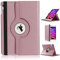 DN-Technology Case For iPad Mini 7/6 (A17 Pro 7th Generation 2024 / 6th Generation 2021 8.3) 360° Rotating Multi-Angle Smart Folio Case For New Apple iPad Mini 2024 (ROSE GOLD)