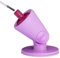 tweexy Hinge Anti-Spill Nail Polish Holder Stand, IntelliStick Airlock Suction | Fingernail Painting, Nail Art Accessories (Lilac)