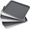 Afromy Set of 6 Plastic Serving Tray Rectangle, Breakfast Fast Food Tray