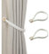 Magnetische Vorhang Raffhalter, Boho Gardinenhaken Vorhanghalter Blätter Baumwolle Geflochten Vorhang Clip Gardinenhalter Vorhang Halter Schnallen Für Haus Büro Cafe Dekoration 50 cm lang(1 Pair)