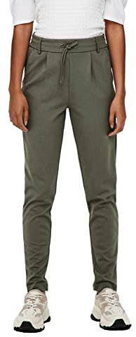 ONLY Damen Onlpoptrash Easy Colour Pant PNT Noos Hose ,Schlammgrün ,M / 32L