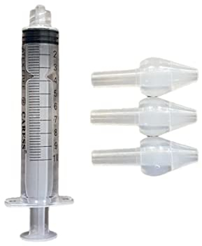 Soplast Olive nasali monouso per irrigazione nasale e politzer. Kit 3 olive + 1 siringa