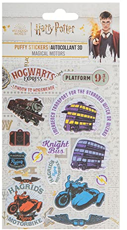 HARRY POTTER Foam STIKERS Hogwarts EXPRESS-4895205608986 Adesivi, Multicolore (26247)