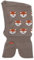 maximo Mini Boy-Schlupfmütze, Fuchs Halsteil ausgenäht, Windstopper Made in Germany