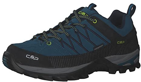 CMP Herren Rigel Low Shoes WP Trekking-Schuhe, Dunkelblau-Blau (Deep Lake-B.Blue), 40 EU