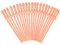 Juegot 20 PCS Silicone Reusable Straws Drinking Straw Flexible Reusable Straws (Pink)