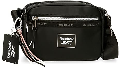 Reebok Tina Umhängetasche Schwarz 21x14x6 cm Kunstleder