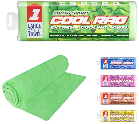 Cool Cool RAG Extreme Cooling Towel for Heat Relief - PVA Cooling Towel for Workout, Gym, Running and for Other Outdoor Sports - Cooling Lag for Neck - Cool Towel for Quick Cooling