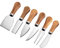 Clarmonde Ensemble d'outils à fromage avec manche en bois de qualité supérieure – 6 pièces – Couper, étaler tous vos fromages préférés (ensemble de 6 pièces en bois)