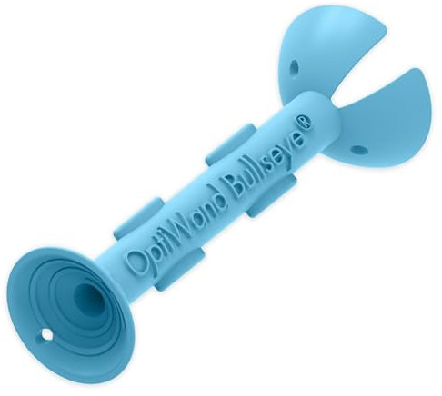 OptiWand Bullseye Large Portable Soft Contact Lens Removal & Insertion Tool - Silicone Rubber Eye Lens Inserter & Remover Device with Large Pincher & Finger Grips Safe & Easy to Use, Travel Size 1.88
