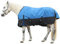 Gallopoff 1200 Denier Ripstop-Regendecke, leicht, wasserdicht, atmungsaktiv, ohne Füllung, Blauschwarz, 205,7 cm