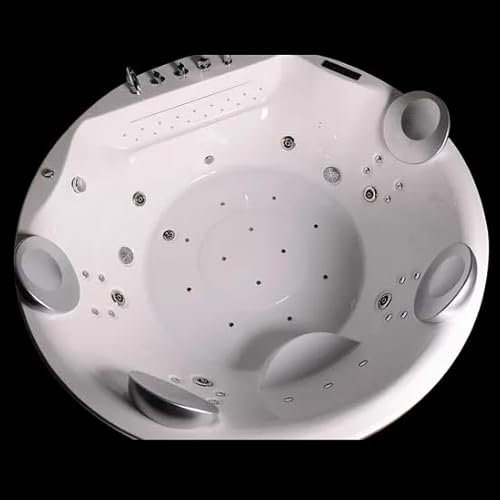 Bagno Italia Minipiscina idromassaggio spa relax 200 cm rotonda con37 getti radio, termostatico e bluetooth