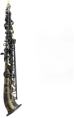 Instrument B-Dur, Mattes, Komplett Schwarzes Nickel-Biegerohr, Saxophon-Blasrohr