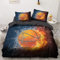 YASMENG Basketball Bettwäsche 135x200 Jungen Flamme Wasser Orange Bettbezug Weich Mikrofaser Bettwäsche Basketball 2teilig für Jugendliche Kinder Geschenke mit Reißverschluss und 80x80 cm Kissenbezug