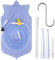 Alnicov Kit de nettoyage du côlon Kit de sac de lavement 2L Kit de lavement pour le nettoyage du côlon douche lavement lavement au café