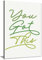 You Got This Gerahmter Leinwanddruck, Bilder für Wände, Schlafzimmer, Wohnzimmer und Badezimmer, 31 x 20 cm