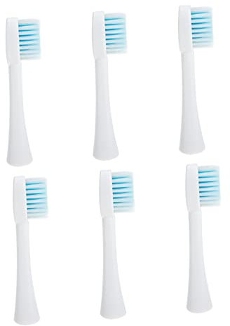 LALADEFIEE 6pezzi Spazzolino Elettrico Testina Di Ricambio Accessori Per Spazzolino Elettrico Compatibile Xqmq Lavabile