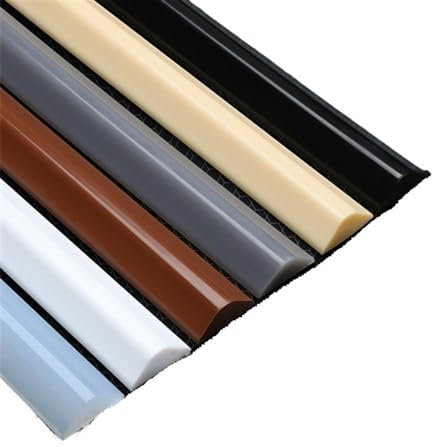Barrera de suelo para habitación húmeda, tira de sellado para plato de ducha, Separador de agua for baño, separador de humedad y sequedad, barrera contra inundaciones, presa de goma, bloqueador de agu