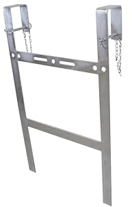 as – Schwabe Kranhalterung für LED-Fluter Energyline XL - 950 x 570 x 120 mm - Halterung für sichere Befestigung an Kränen - mit Sicherheitsklappsplinten, 46214
