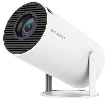 LED Portable Multi Media Projector HD-720p Display Output WiFi Bluetooth USB Android Home Office Theater Compatible for Laptop, PC, Smartphone, Sensory Room, Home, School Gifts By Playlearn