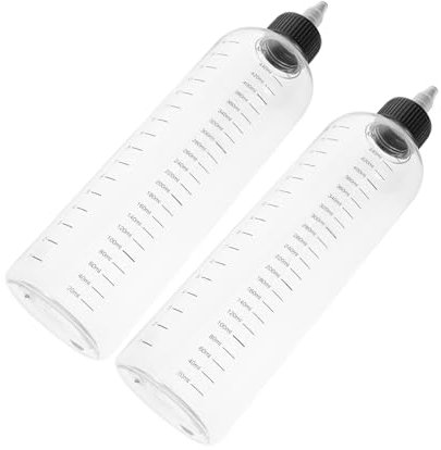 VICASKY Hair Dye Bottles Pump Applicator Bottles for Hair Oil Compact Portable for Professional Home Use