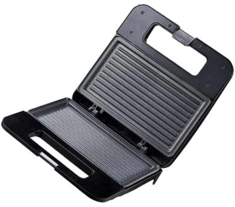 PEPLAYTAL Mini Sandwichera Eléctrica Parrilla Antiadherente Máquina Para Pasteles Horno Para Desayuno
