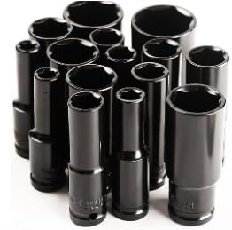 1/2 Inch Drive Impact Socket Set,21mm 6 Point Impact Socket and 1/4'' Hex Shank to 1/2 Drive Adapter Heavy Duty Chrome Vanadium Steel with an Adapter for Car Repair