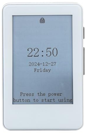 Denash Elektrischer Buchleser, 2,7-Zoll-Touchscreen-E-Ink-Display mit -MP3-Player, Musikwiedergabe und Songtext-Synchronisierung, für Leseunterhaltung und Tägliche Tools