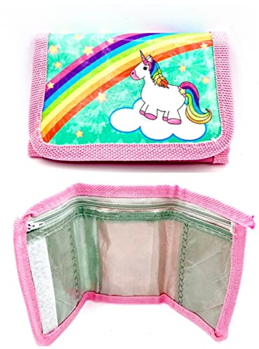 LG-Imports 1 x Geldbörse mit Einhorn-Motiv, ca. 11,5x7,5cm, Geldbeutel, Portemonnaie
