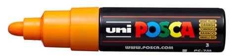Posca Broad Conical Tip Marker 5.5 mm Bright Yellow
