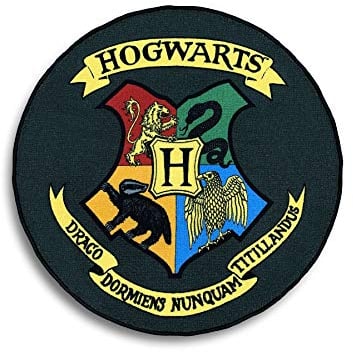 Groovy Hogwarts-Schild-Teppich 100X100Cm