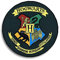 Groovy Hogwarts-Schild-Teppich 100X100Cm