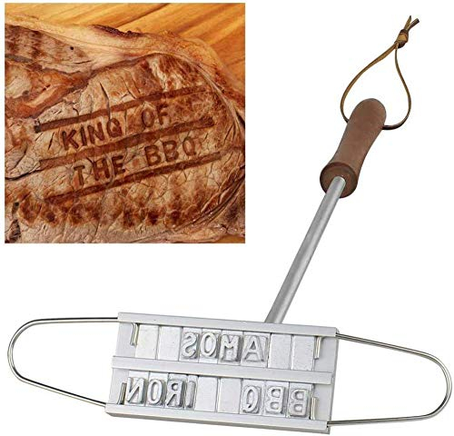 zaizai Barbecue Branding Eisen Grill Marke Unterschrift Name Markierung Stempel Werkzeug Fleisch Steak Burger 55 X Buchstaben