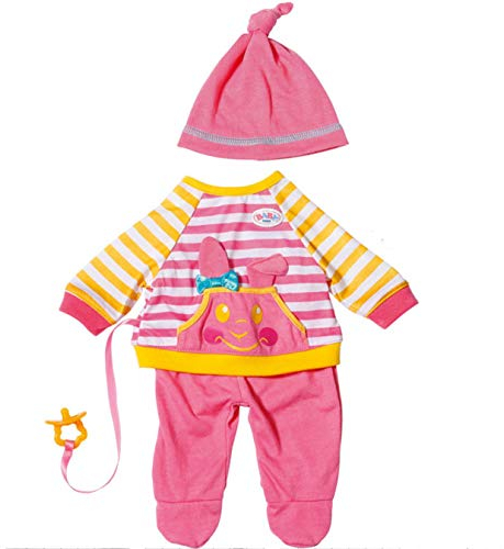 BABY born 832066 Schnuller mit Kette gelb