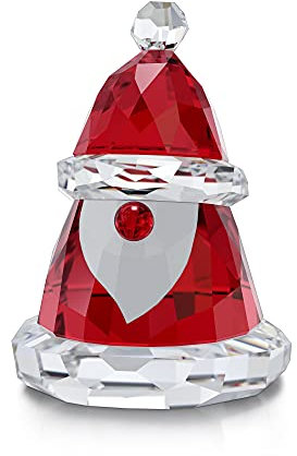 Swarovski Holiday Cheers Weihnachtsmann, kleine, rote und klare Kristalle, Teil Holiday Cheers Kollektion