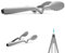 Dreamfarm Clongs Lite 10, Nylon, grau, 26,7 cm (10,5 Zoll)