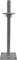 GeZu Impex® Pfostenträger Ulrich höhenverstellbar M30 x 500 mm, 100 x 100 mm Pfostenschuh Stützenfuß