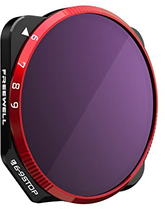 Freewell Variabler VND 6-9 Stop-Filter kompatibel mit Mavic 3/Mavic 3 Cine/Mavic 3E(Nicht kompatibel mit Mavic 3 Classic/Mavic 3 Pro/Mavic 3 Pro Cine)