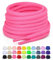 Puzeam 2 Paia Lacci Ovali per Scarpe Sportive, larghezza 6mm, Mezzi Lacci Rotondi per Sneakers, 16 Colori Stringhe per Scarpe da Corsa e Stivali - Rosa Caldo 120