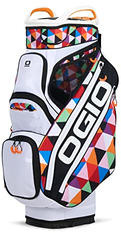 OGIO Schalldämpfer Cart Bag (Triangle Retro), 15-Fach Oben