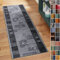 Floordirekt Teppich Läufer für Küche, Flur & Wohnraum - Teppichläufer 67 cm breite Meterware - Flurteppich - Küchenläufer - Wohnzimmer (67 x 100 cm, Akzent Grau)