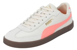 PUMA Club II Era Sneaker Mixte, Alpine Snow Fluro Peach PES Gum, 37 EU