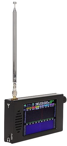 Tragbares Digitales SDR-Demodulationsradio, Kurzwellenempfänger mit Großem Frequenzbereich, Hochdynamisch, 4,3-Zoll-IPS-LCD-Display für DeepSDR 101 mit CW AM SSB FM