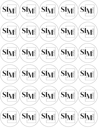 30 Personalised Picture | Corporate Company Logo | Pre Cut Edible Icing Cupcake Toppers 38mm