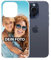 Personalisierte Handyhülle für Apple iPhone 15 Pro - Individuell selbst gestalten mit Foto und Text - Transparente Hülle aus Silikon