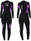 Owntop Damen Ganzkörper 3/2mm Neoprenanzug, Ultra-Stretch Langarm Winter Neoprenanzug, Rückenreißverschluss Erwachsene Neopren Surf- und Tauchanzug, Damen Violett S